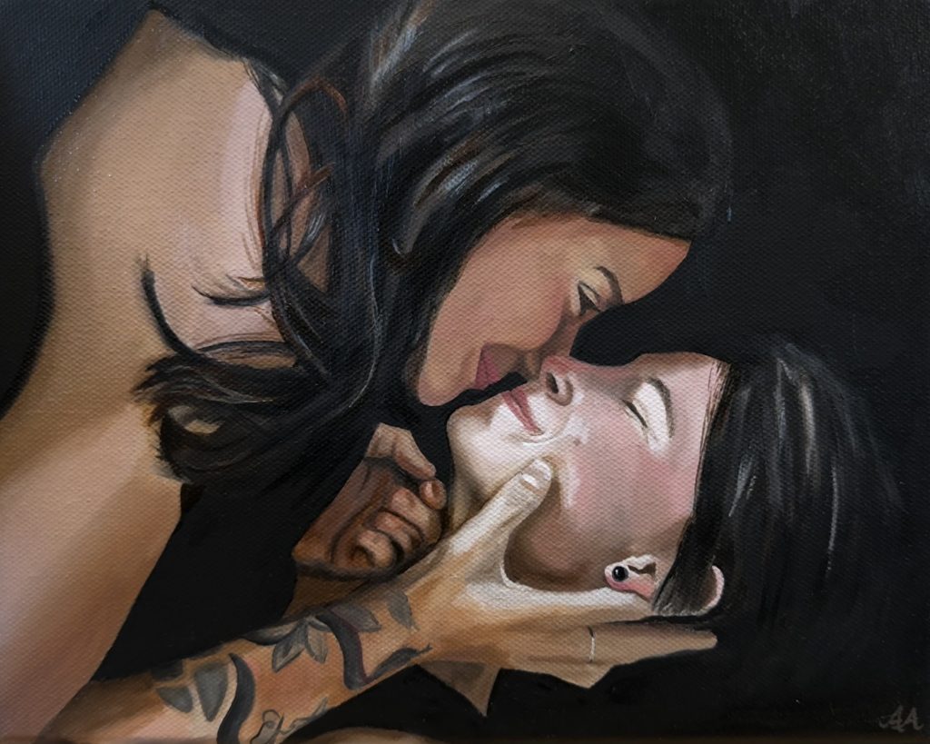 Painting "Carla & Lauryne"